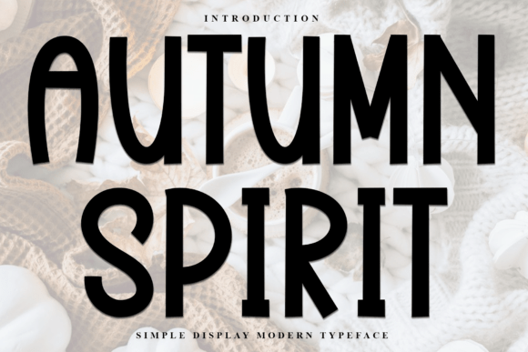 Autumn Spirit Font for Web Design
