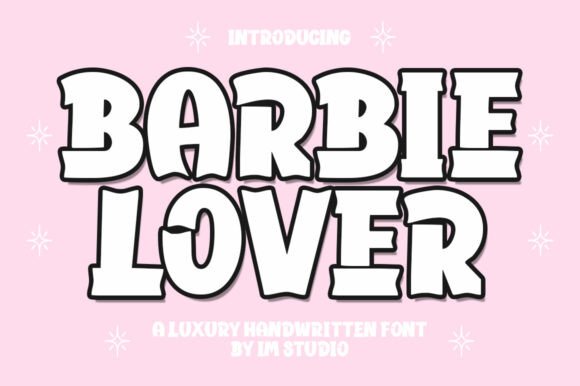 Barbie Lover: A Playful Display Font for Editorial Design