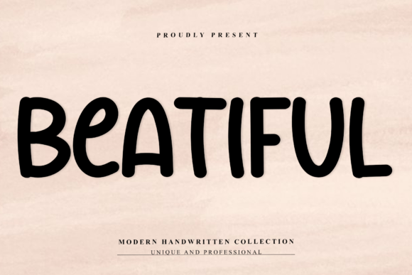 Beatiful: A Handwritten Font That Brings Warmth to Editorial Design