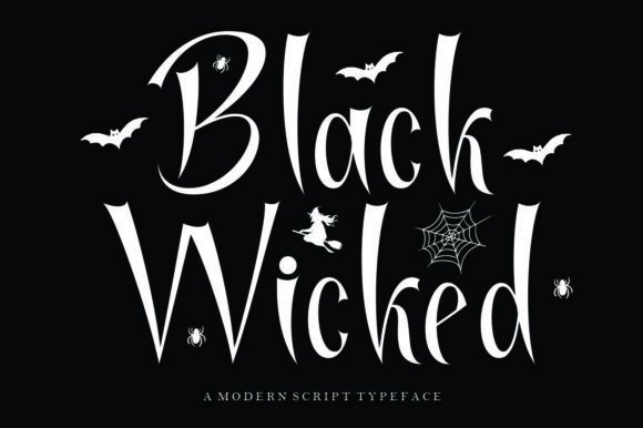Black Wicked: A Display Font for Elegant Editorial Design