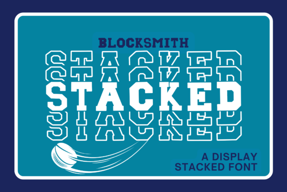 Blocksmith Stacked: Bold Display Font
