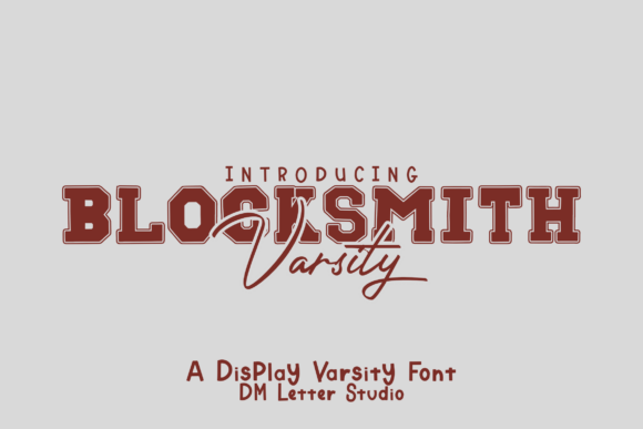 Blocksmith Varsity Font for Bold Branding