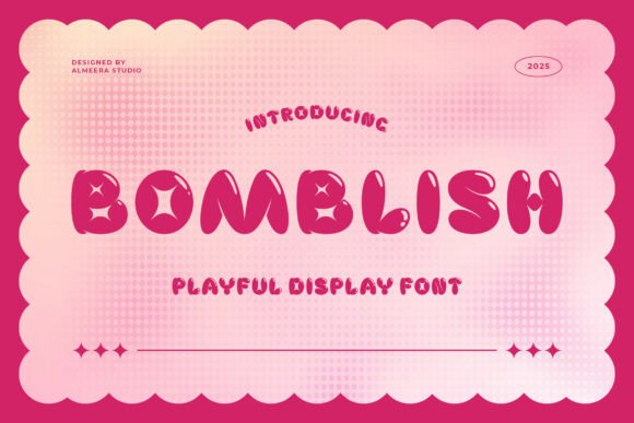 Bomblish Font for Creative Makers