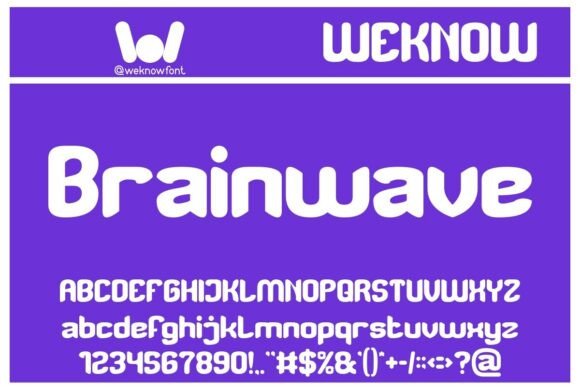 Brainwave Font for Creative Brands