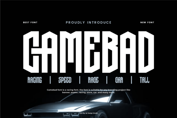 Camebad Font for Bold Design