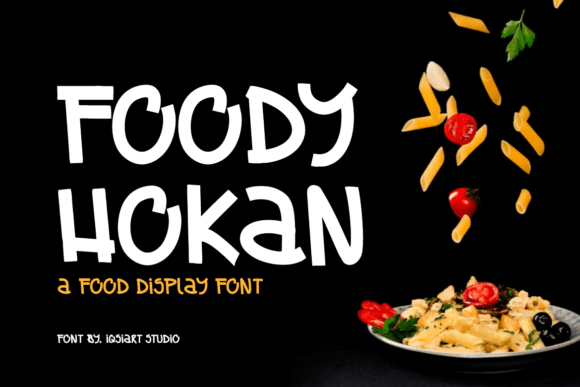Foody Hokan: A Fun Food Font