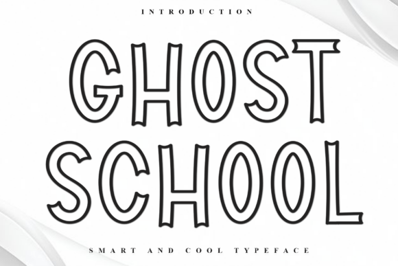 Ghost School: A Festive Display Font for Editorial and Holiday Design