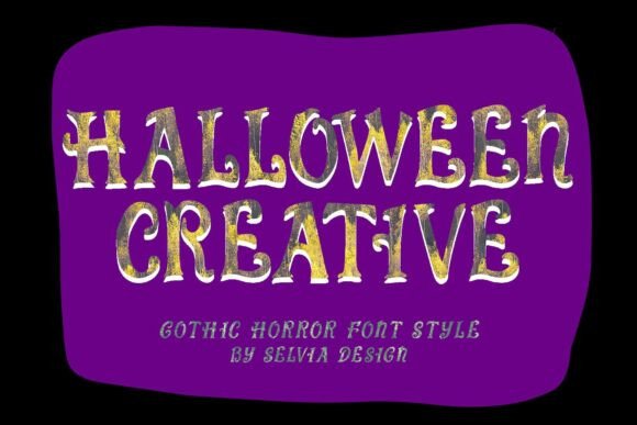 Halloween Creative Display Font for Editorial Layouts