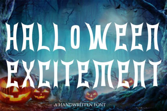 Halloween Excitement Font for Editorial Design and Seasonal Publishing