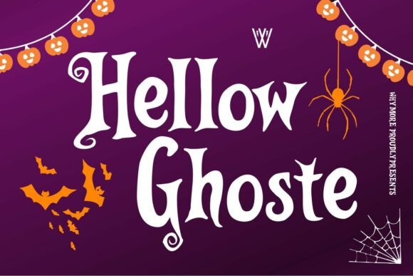 Hellow Ghoste Font for Halloween Web Design