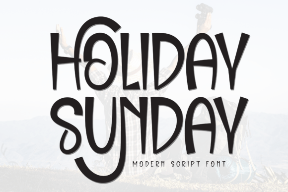 Holiday Sunday Font for Creative Makers