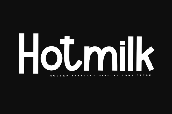Hotmilk Font: Elegant Display Type