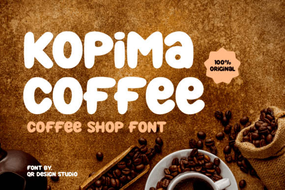 Kopima Coffee Font: A Cool Display Typeface for Creative Publications