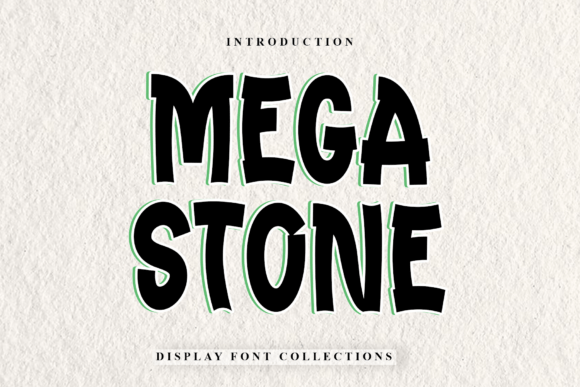 Mega Stone Font for Creative Design