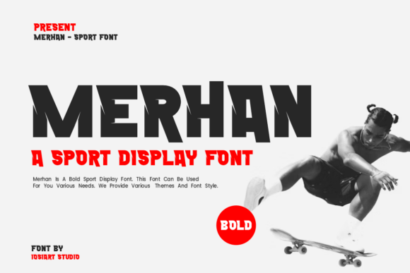Merhan: A Bold Display Font for High-Energy Branding