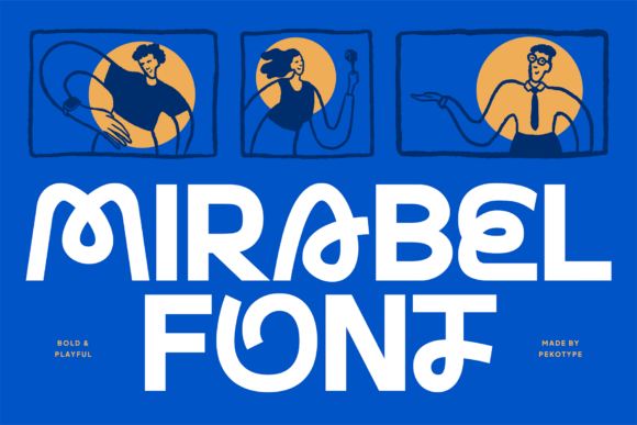 Mirabel: A Playful Display Font for Editorial Design and Content Branding