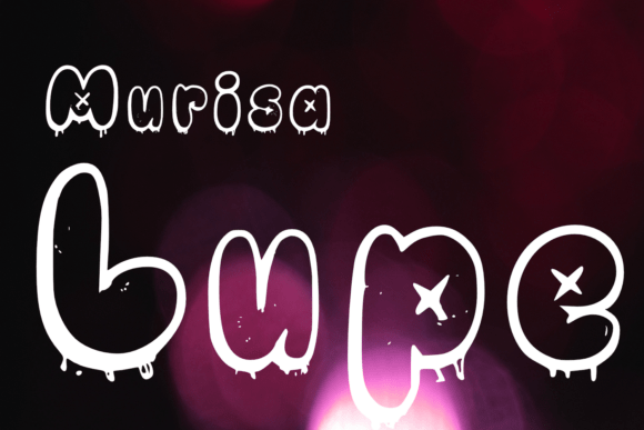 Murisa Lupe: A Melting Display Font for Haunted Brand Designs
