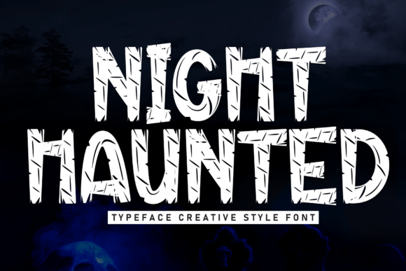 Night Haunted Font for Web Design