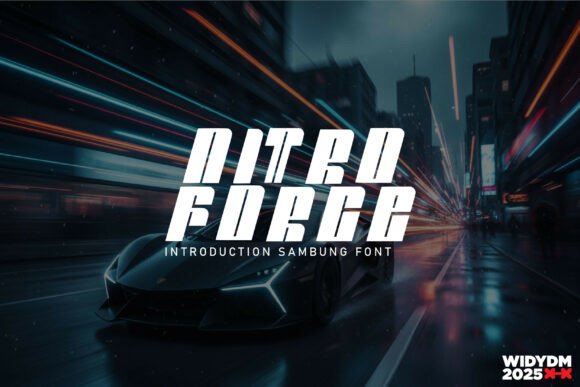 Nitro Force Font: A Designer’s Test Drive for Bold Branding