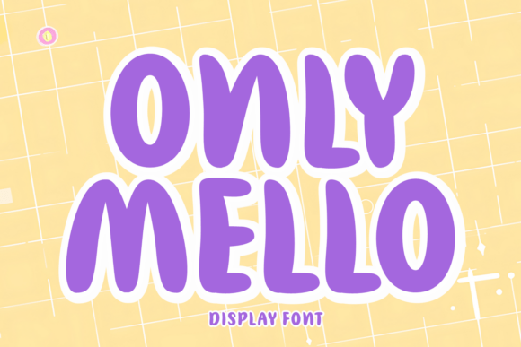 Only Mello: A Playful Display Font for Handmade Product Design
