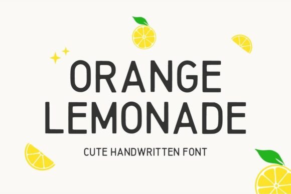 Orange Lemonade Font
