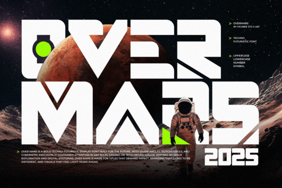 Overmars Display Font for Modern Craft Projects and Branding