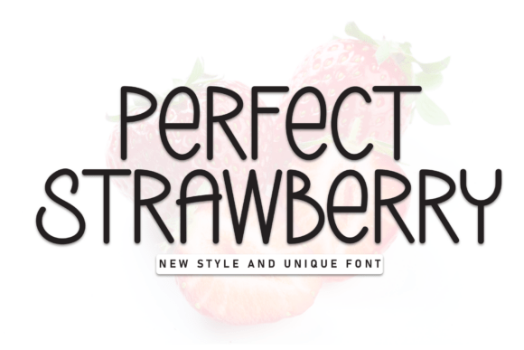 Perfect Strawberry Font for Business