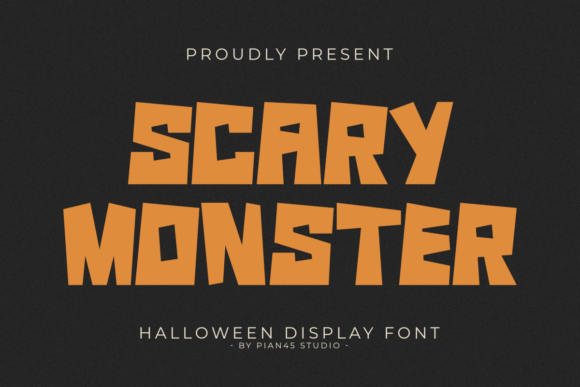 Scary Monster Font: Bold and Terrifying