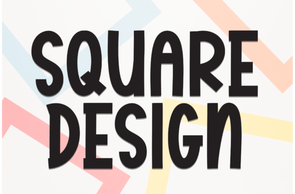 Square Design Font for Creative Projects