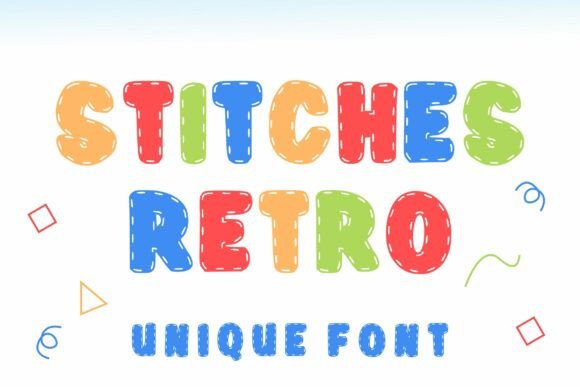 Stitches Retro Font for Creative Brands