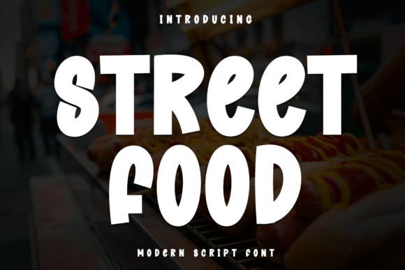Street Food Font for Web Design