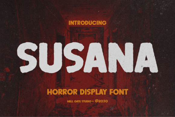 Susana: A Spine-Tingling Display Font
