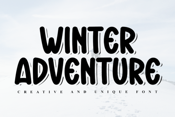 Winter Adventure: A Display Font for Bold Editorial Headers